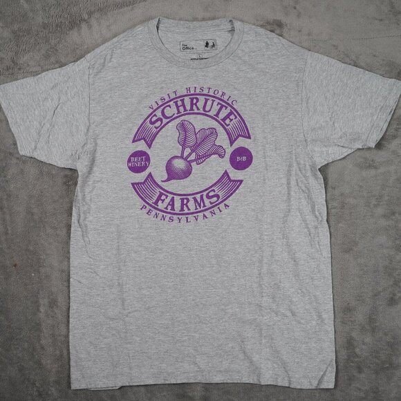 Shrute Farms Ripple Junction "The Office" Graphic T-shirt size Large Dwight - Picture 1 of 4